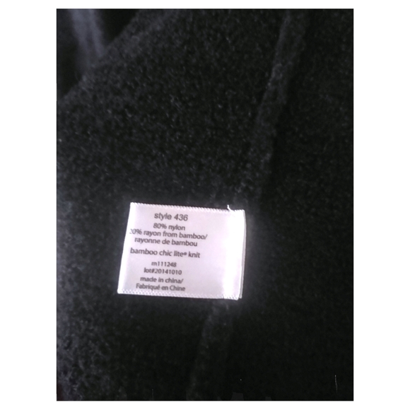 Barefoot Dreams Womens Calypso Grey Ombre Bamboo Chic Lite Knit Open Cardigan SM - Picture 8 of 8